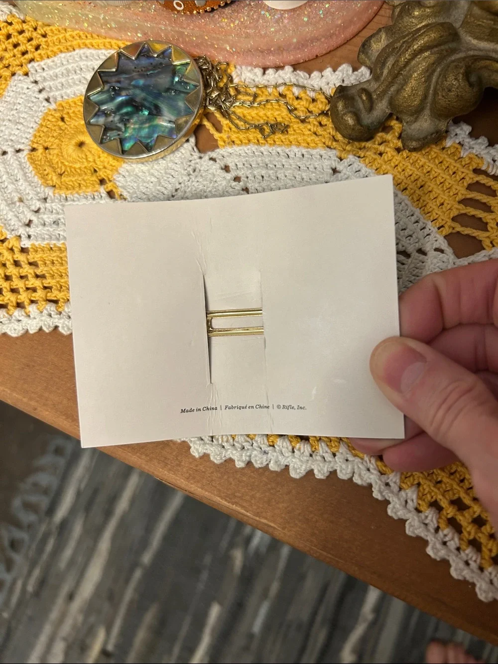 New with Tags: Rifle Paper Enamel Hair Clip